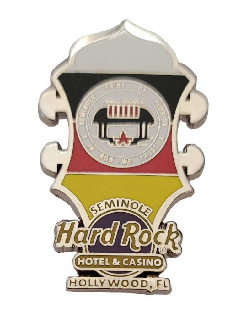 Hard Rock Cafe Seminole Tribe Of Florida Hotel Casino Hollywood Fl Pin E725 33$